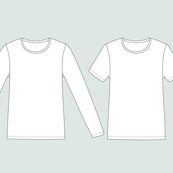 Digitales Schnittmuster Basic T-Shirt